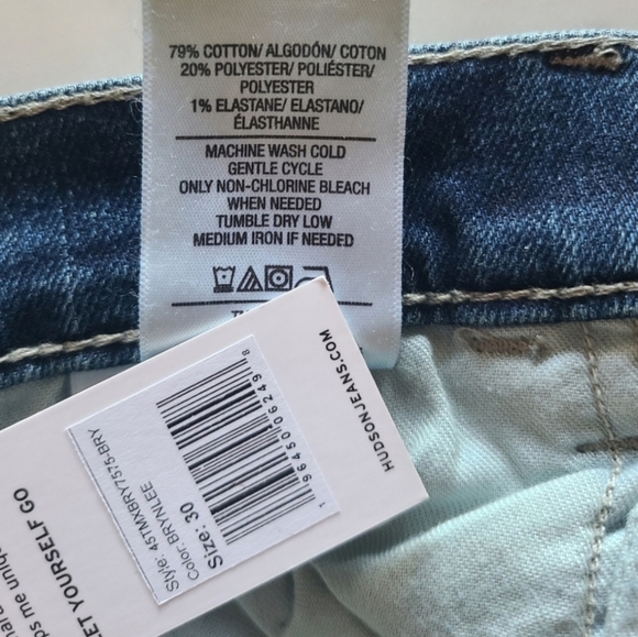 Hudson ​Rosalie High-Rise Wide Leg Ankle Jeans, Size 30, NWT - Picture 15 of 15